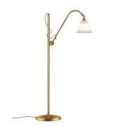 GUBI - Bestlite Bl3 VloerLamp Ø16 Geelkoper/Porselein