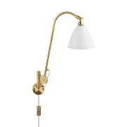 GUBI - Bestlite Bl6 Wandlamp Ø16 Geelkoper/Matte Wit