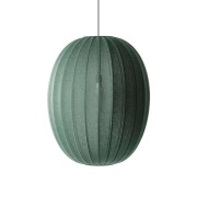 Made By Hand - Knit-Wit 65 High Oval hanglamp, groen