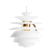 Louis Poulsen - PH Snowball Hanglamp Soft White/Brass Metallised