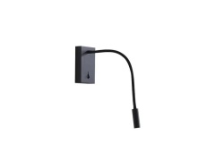 Lucande - Hetti LED Wandlamp Zwart