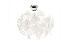 Lindby - Maple Plafondlamp Ø38 White/Chrome
