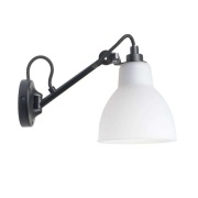 Lampe Gras - 104 Wandlamp Zwart/Polycarbonat
