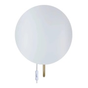 Design For The People - Spargo Wandlamp White/Brass DFTP