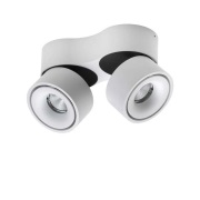 Antidark - Easy Double W2100 LED Plafondlamp 1800-2700K DTW White
