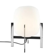 Santa & Cole - Cestita Metálica tafellamp, wit, staal