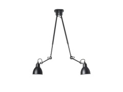 Lampe Gras - 302 Dubbel Plafondlamp Zwart