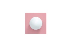 Swedish Ninja - Candy Little Square S Wand-/Plafondlamp Bubblegum Pink