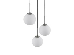 Lindby - Jurian 3 Hanglamp Opal/Nickel