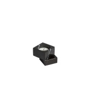 Woud - Jeu de dés 1 Kaarshouder Black Marble