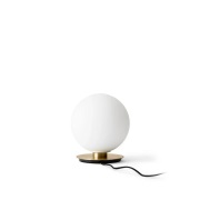 Audo Copenhagen - TR Bulb Wand-/Tafellamp Brushed Brass/Matt Opal