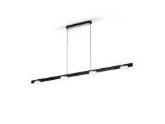 LIGHT-POINT - Inlay S1800 Linear hanglamp, zwart/goud