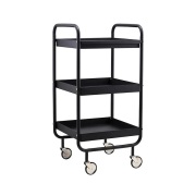 House Doctor - Roll Trolley Zwart