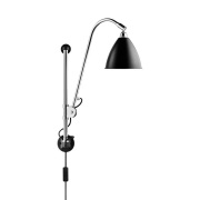 GUBI - Bestlite Bl5 Wandlamp Ø16 Chroom Zwart