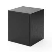 New Works - Mass Bijzettafel w/Lade Zwart Stained Eik