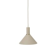 ferm LIVING - Collect Hanglamp Cone Low Cashmere