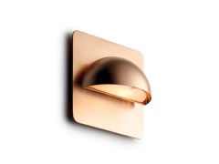 LIGHT-POINT - Rørhat wandlamp, koper, 26 cm