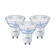 - 3-pack Lichtbron LED Dimbaar 3,8W GU10 - Philips
