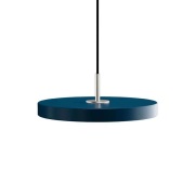UMAGE - Asteria Hanglamp Mini Petrol Blue/Steel Top