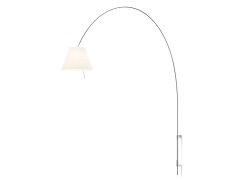 Luceplan - Lady Costanza Wandlamp met Dimmer Wit/Aluminium