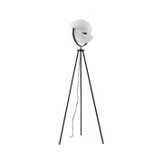Lucande - Helva Vloerlamp Zwart/Wit