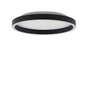 Lucande - Rotundo LED Plafondlamp Dim. Zwart