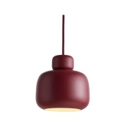 Woud - Stone Hanglamp Small Deep Red