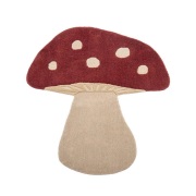 Bloomingville - Mushroom Vloerkleed 85x90 Red