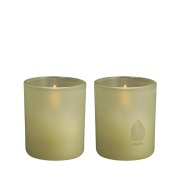 Uyuni - Glas Licht 2-pack 6x7 cm Light Green Leaf  Lighting