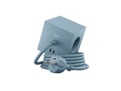 AVOLT - Square 1 w/30W Dual USB-C & Magnet 1,8m Shark Blue