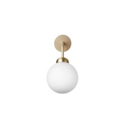 Nuura Aps - Apiales wandlamp Hardwired Brass/Opal Nuura