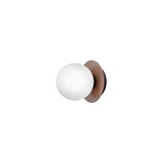 Nuura Aps - Liila 1 Wand-/Plafondlamp IP44 Small Dark Bronze/Opal Nuur...