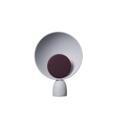 PLEASE WAIT to be SEATED - Blooper Taffellamp Ash Grey/Fig Purple