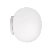 FLOS - Glo-Ball Mini C/W Wand-/Plafondlamp (Spiegel Montering) White