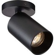 ANTIDARK - SpotOn Circle1 Plafond/Wandlamp Zwart
