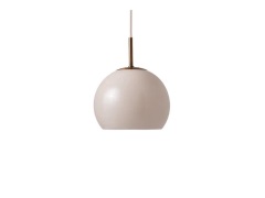 FRANDSEN - Ball Glass Hanglamp Ø18 Zandkleurig Grijs