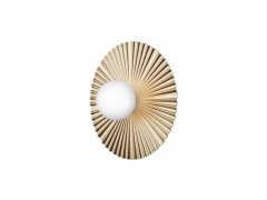 Nuura Aps - Liila Muuse Wand-/Plafondlamp IP44 Medium Nordic Gold/Opal...