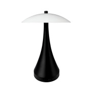 Dyberg Larsen - Vienna LED Portable Taffellamp Zwart/Opaal DybergLarse...