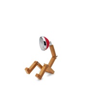 Unknown - Mr. Wattson Taffellamp Mini Ash/Flash Red Piffany Copenhagen
