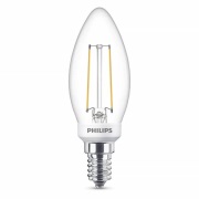 Philips - Lichtbron LED 3W Glas Kaars (300Lm) Dimbaar E14