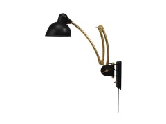 FRITZ HANSEN - KAISER idell™ 6559-W Wandlamp Mat Zwart/Messing