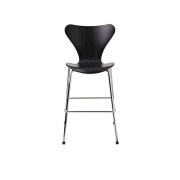 FRITZ HANSEN - Series 7 Junior Chair Black/Chrome
