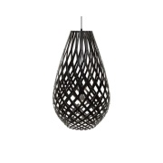 david trubridge - Koura Hanglamp H100 Zwart 2 Kanten