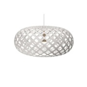 david trubridge - Kina Hanglamp Ø80 Wit 2 Kanten