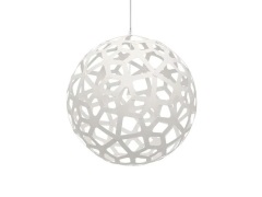 david trubridge -  Hanglamp Ø120 Wit 2 Kanten