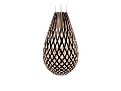 david trubridge - Koura Hanglamp H160 Zwart 1 Kant