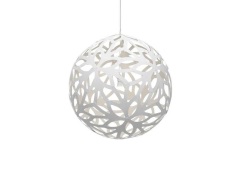 david trubridge - Floral Hanglamp Ø100 Wit 2 Kanten