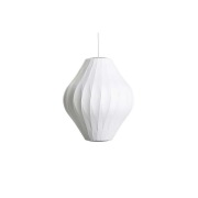 HAY - Nelson Pear Crisscross Bubble Hanglamp M Off-White Herman Miller