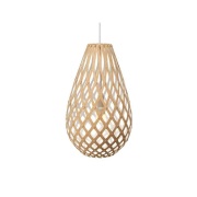 david trubridge - Koura Hanglamp H50 Wit 1 Kant