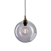 DESIGN BY US - Ballroom XL Hanglamp Smoke met Goud Zuilen